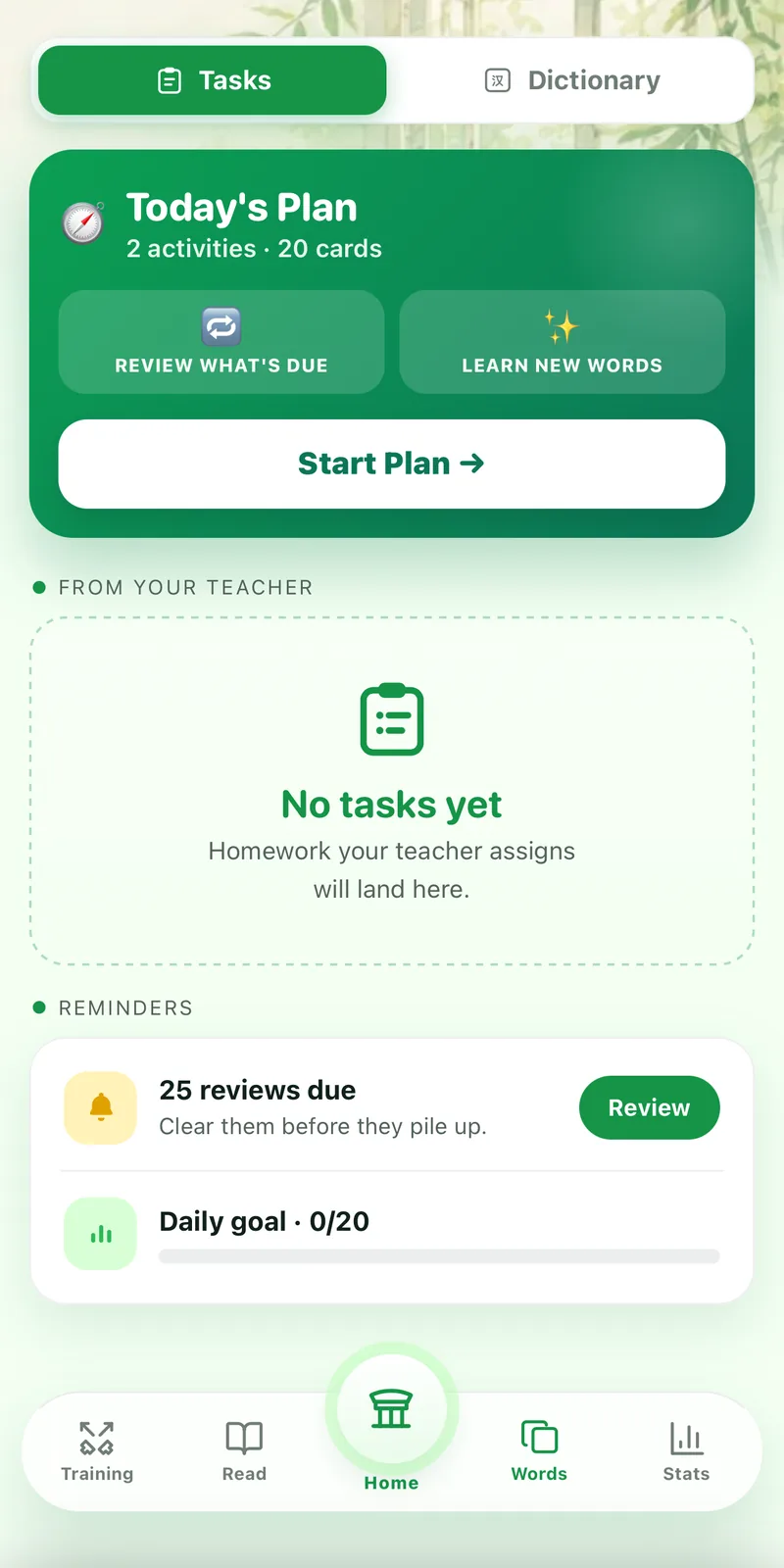 Layar tugas di app: PR dari guru muncul langsung di aplikasi murid